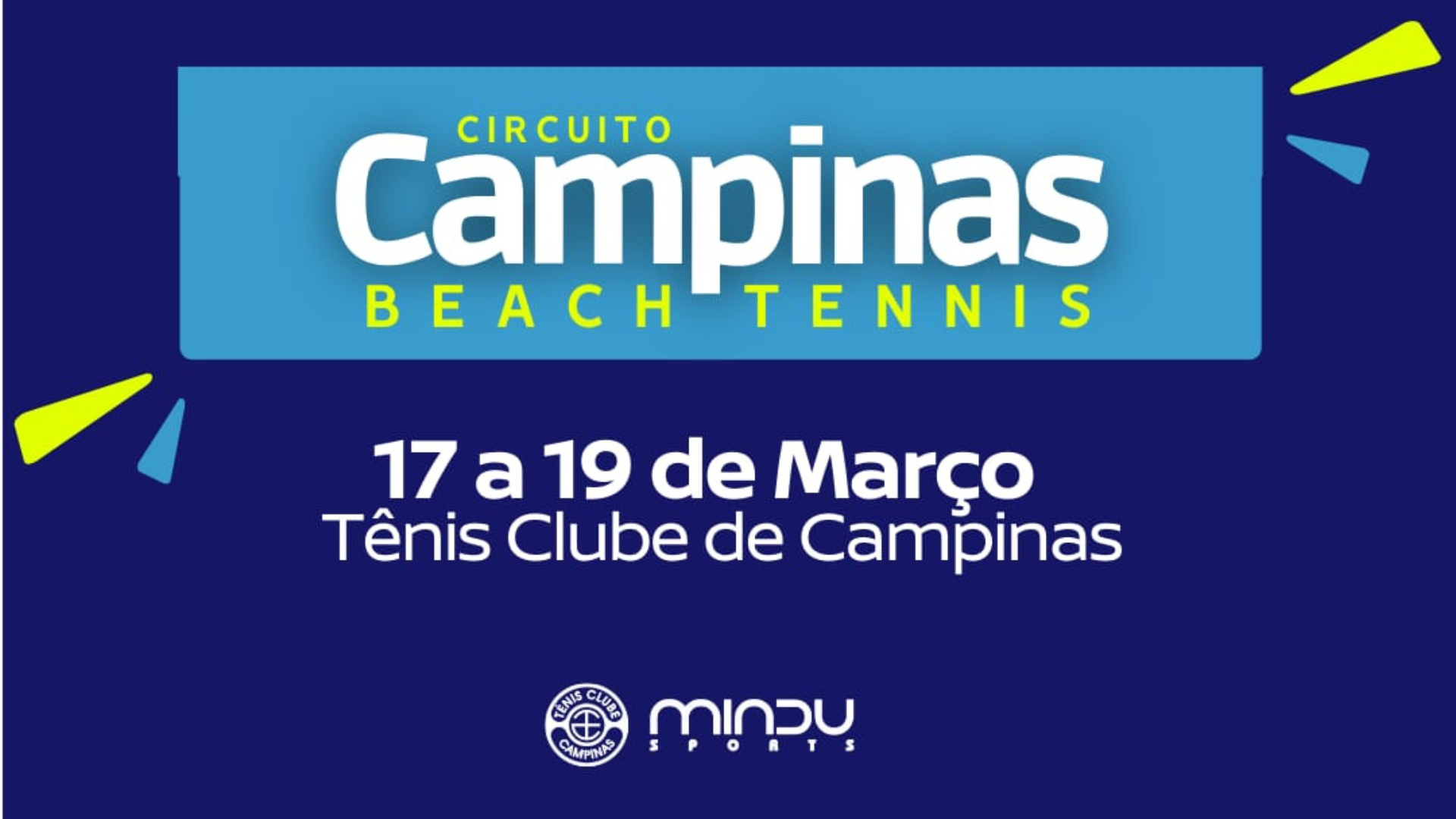 Informações do Torneio EVENTO SÓ DELAS (TÊNIS E BEACH TENNIS) - LetzPlay